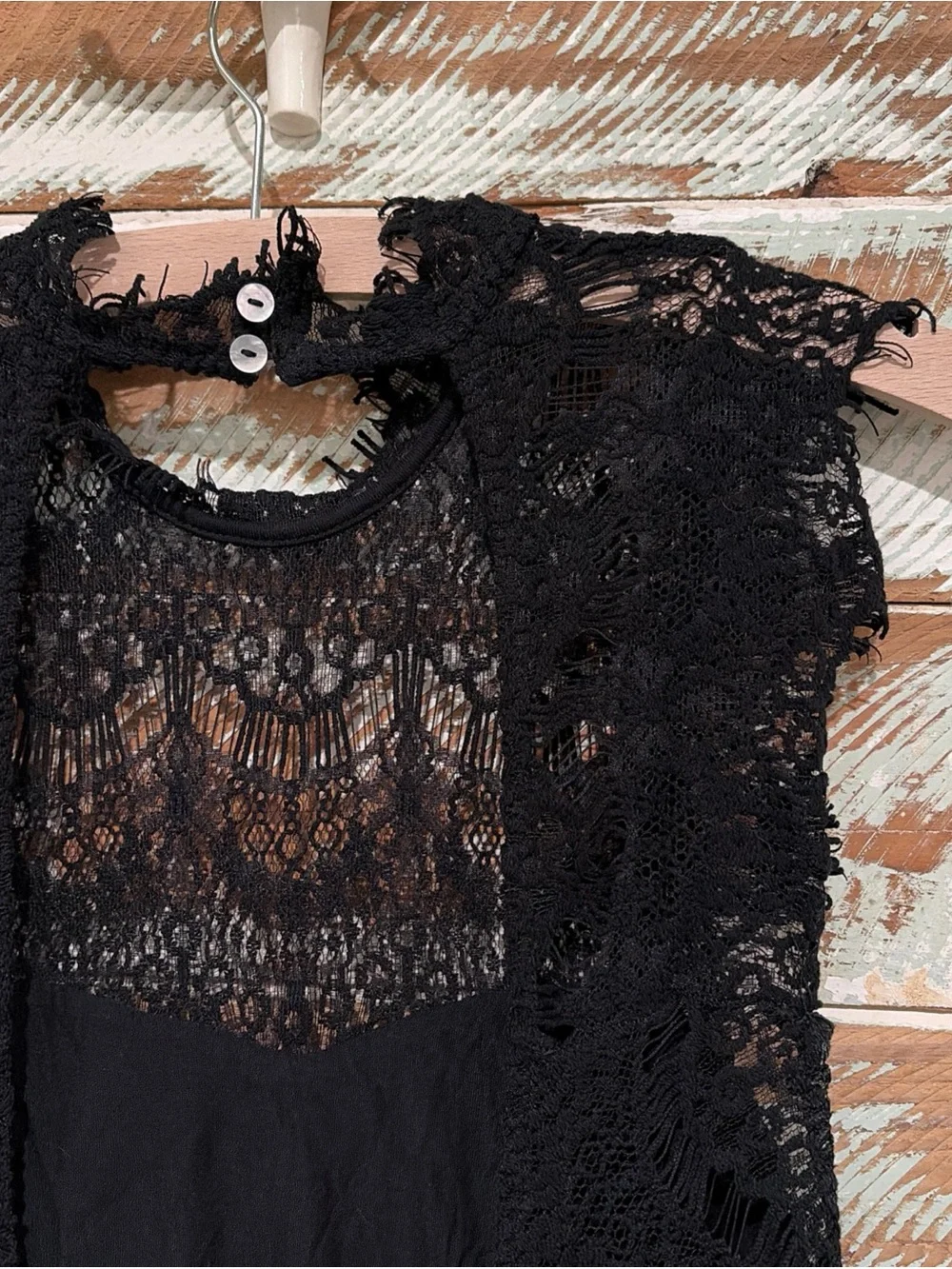 Intimately FREE PEOPLE Daydream Bodycon Lace Slip Dress Romantic Boho S Fairy